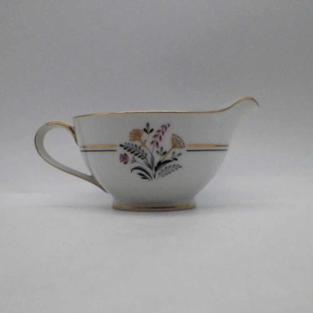 Lipper & Mann Queen Annes Lace Creamer & Sugar Bowl Fine China Japan MCM